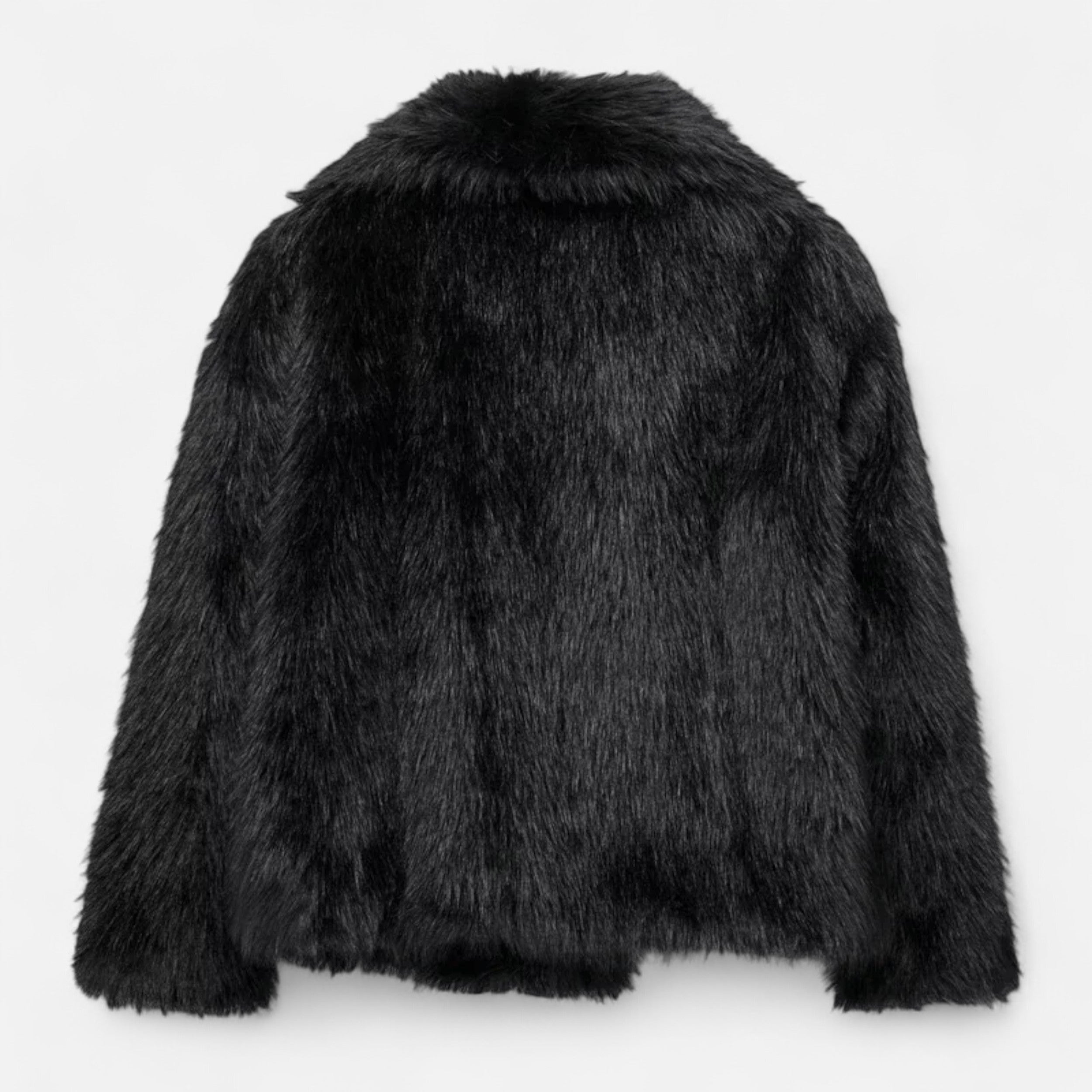 Women’s Cozy Fluffy Warm Plush Faux Fur Winter Coat