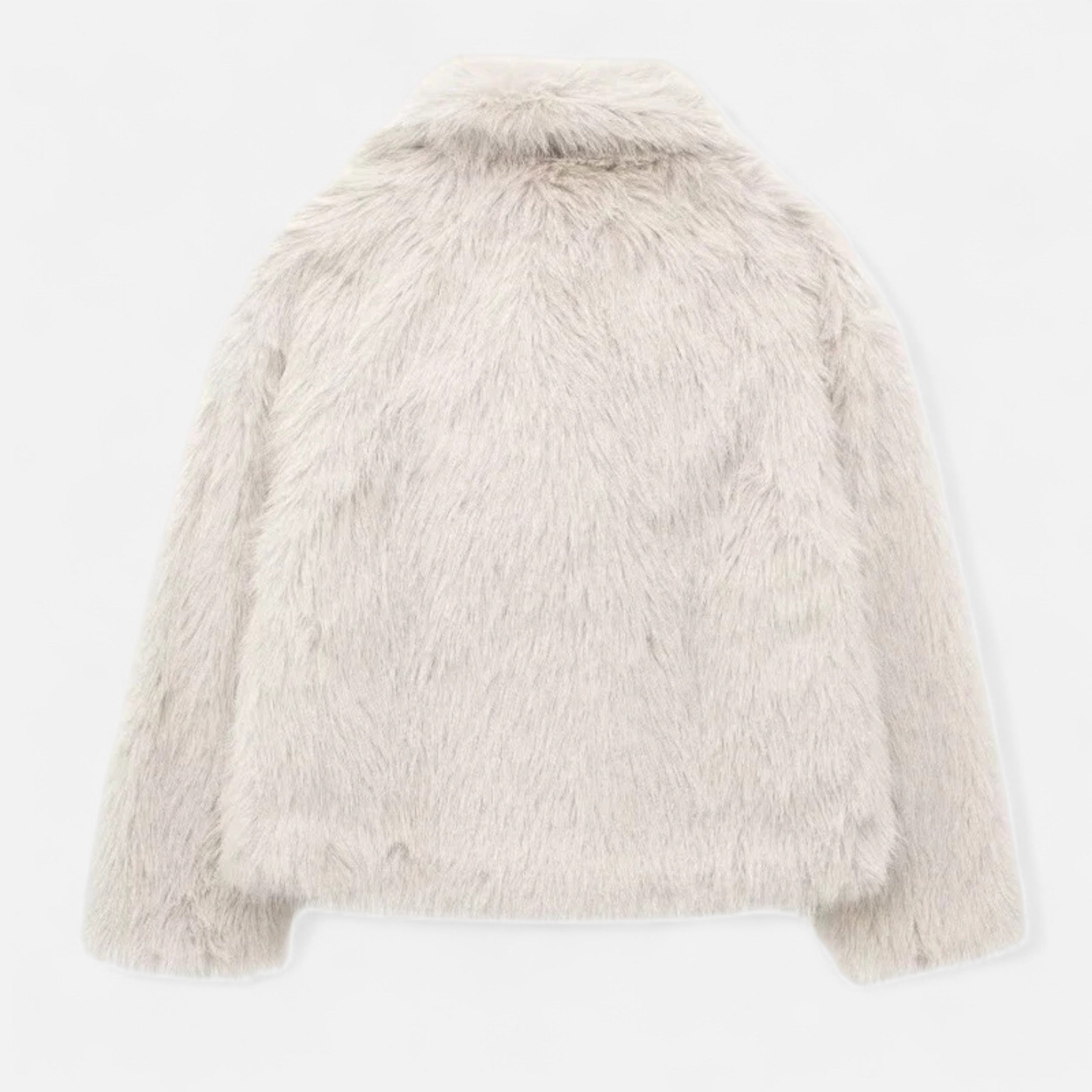 Women’s Cozy Fluffy Warm Plush Faux Fur Winter Coat