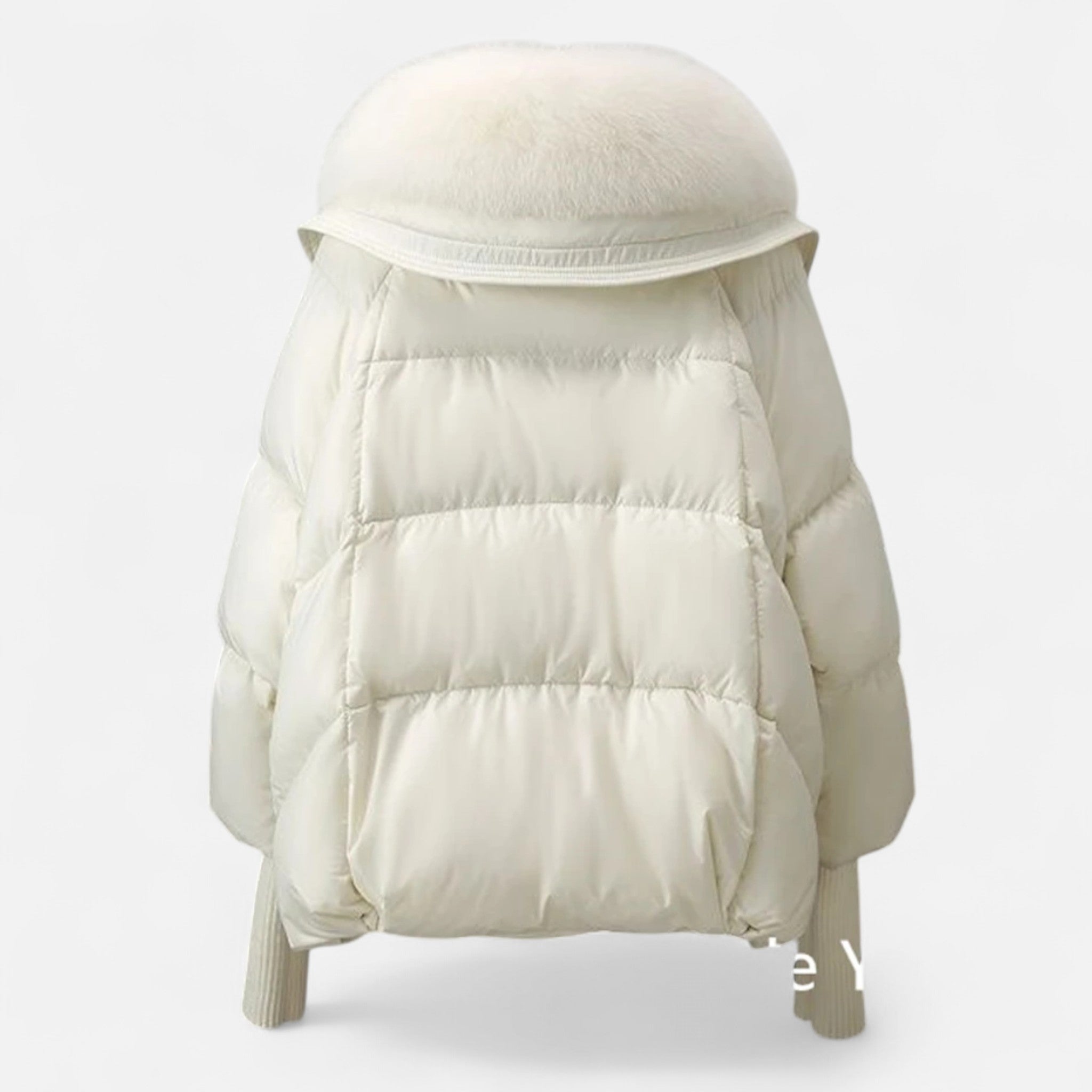 Women’s Versatile Fur-Collar Down Winter Jacket with Thick design