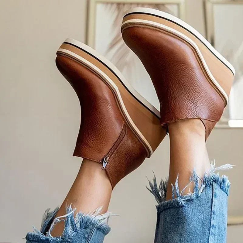 Women’s Platform Chelsea Boots Winter Height and Style