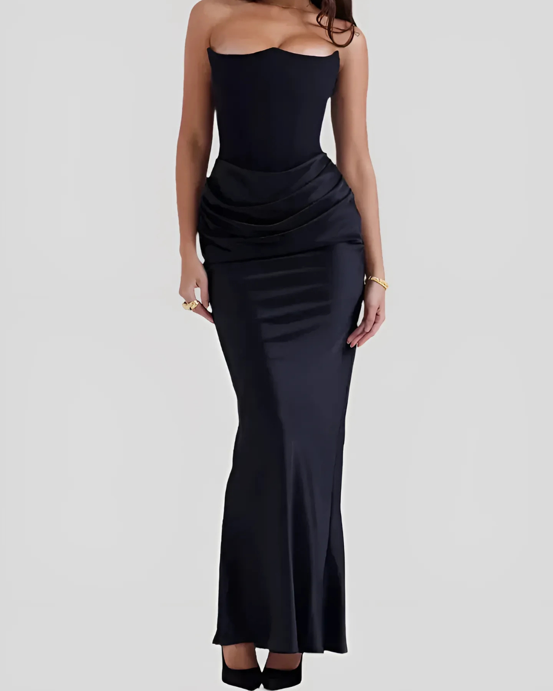 Women’s Polished Draped Occasion Wedding Guest Dresses