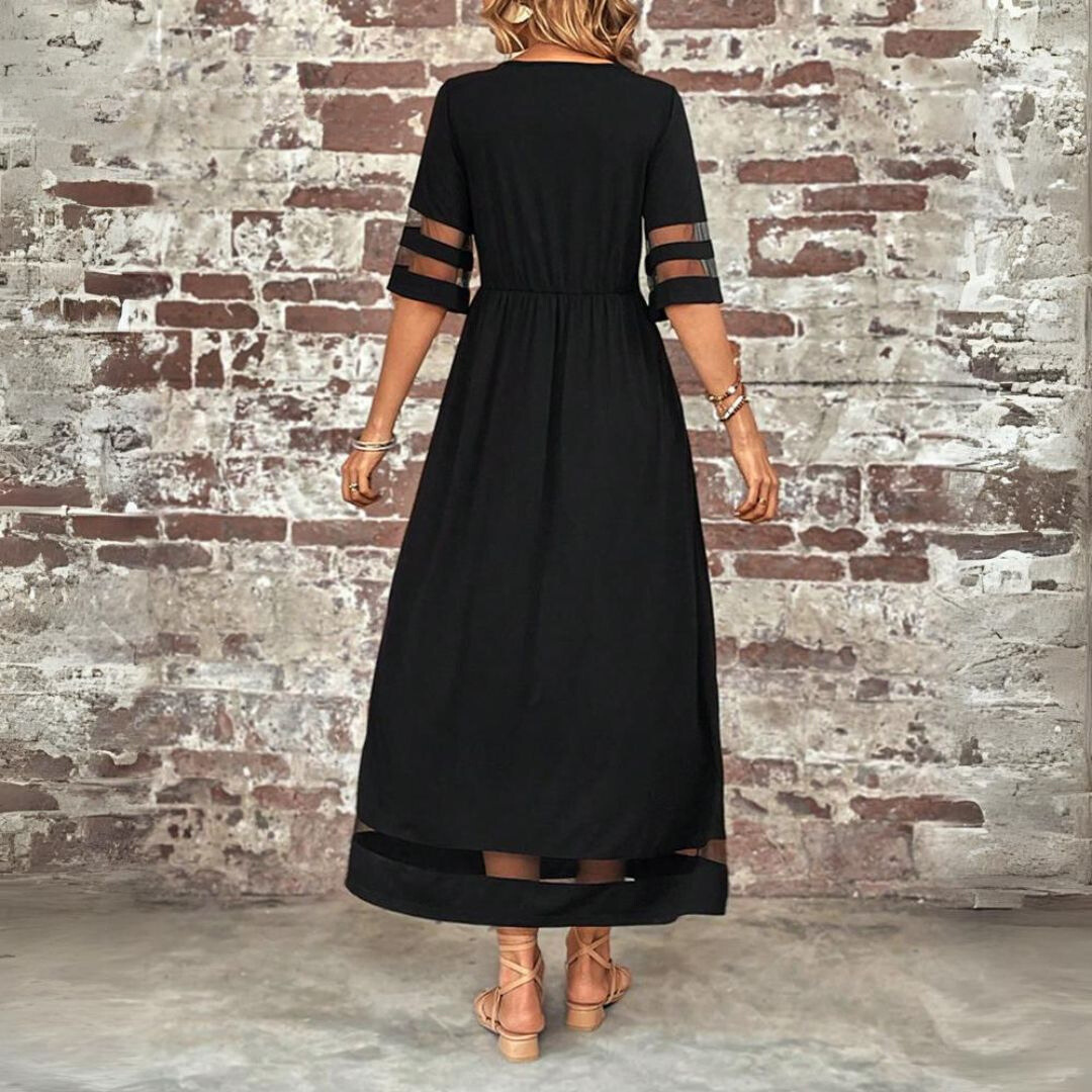 Women's Elegant Tummy Flattering Maxi Dress for Special Events