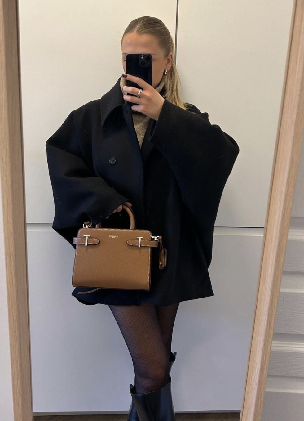 Women's Stylish Button Formal Warm Oversized Coat for Winter