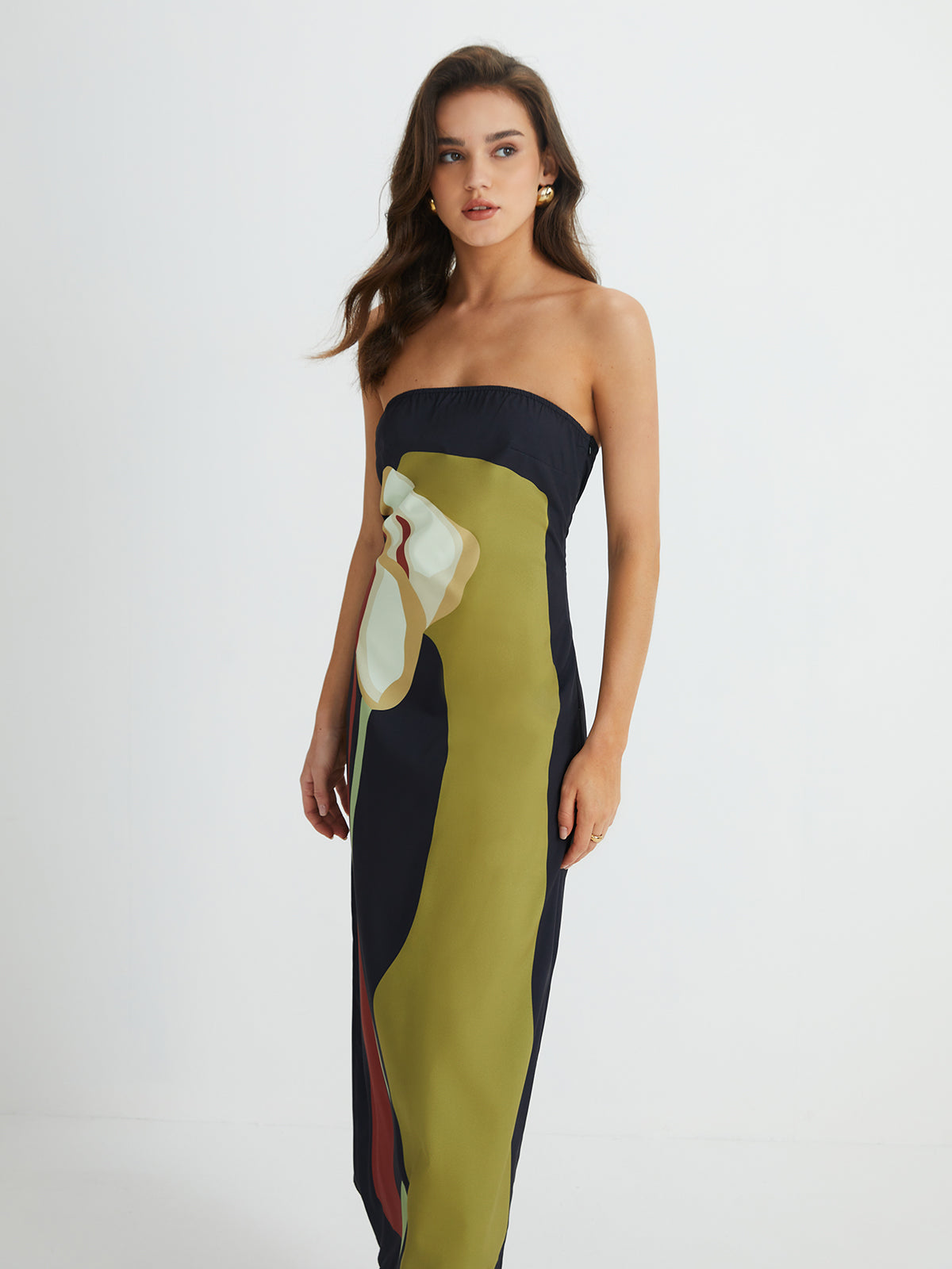 Women's Timeless Strapless Summer Maxi Evening Dress