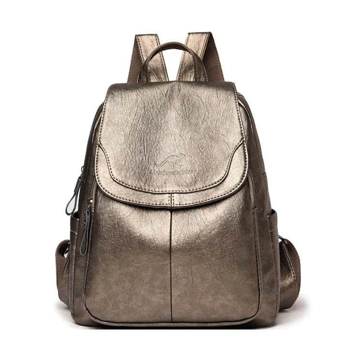 Chic and Secure Organised Travel Anti-Theft Backpack for Stylish Women
