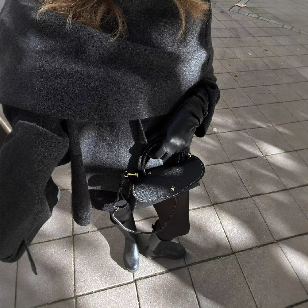 Women's Fashion Asymmetrical Wrap Insulated Poncho – Ideal for Winter Warmth