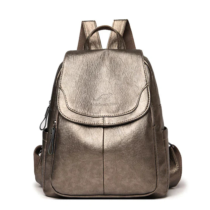 Chic and Secure Organised Travel Anti-Theft Backpack for Stylish Women