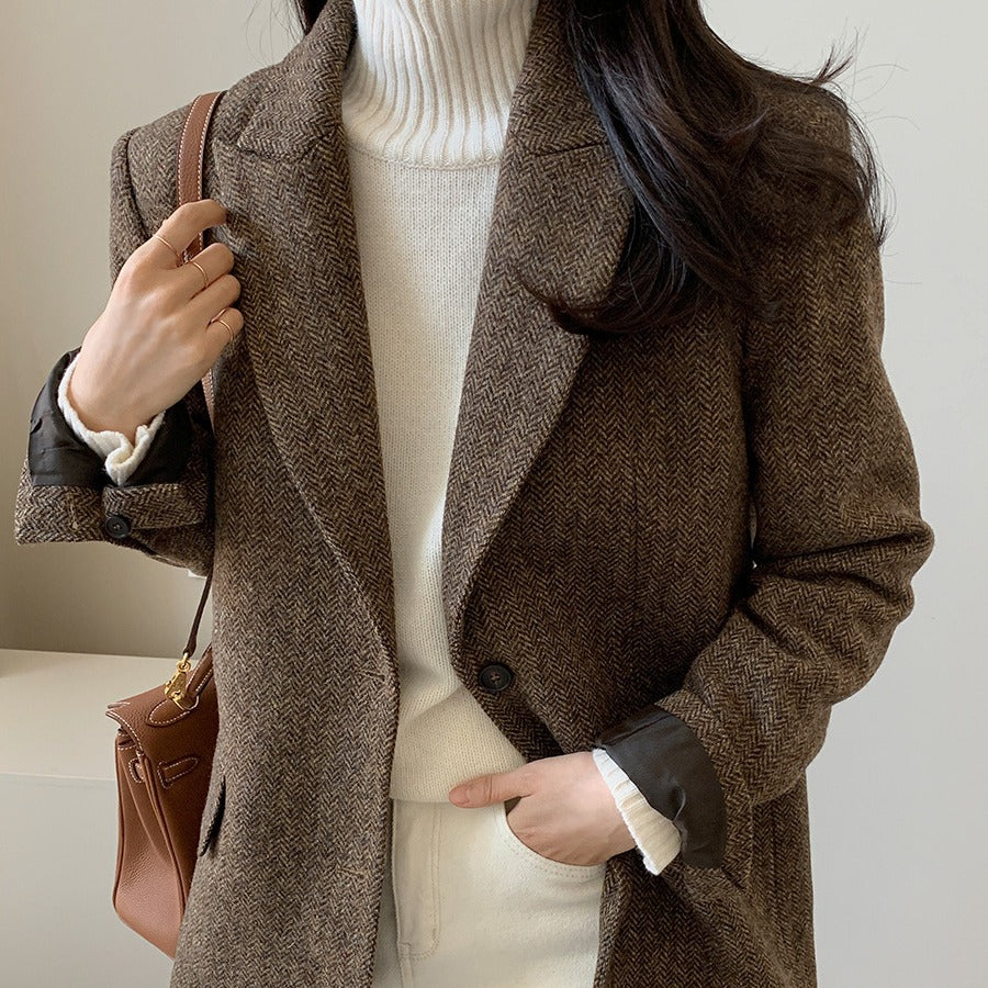 Women's Classic Versatile Business Outdoor Formal Blazer for Casual and Formal Outfits