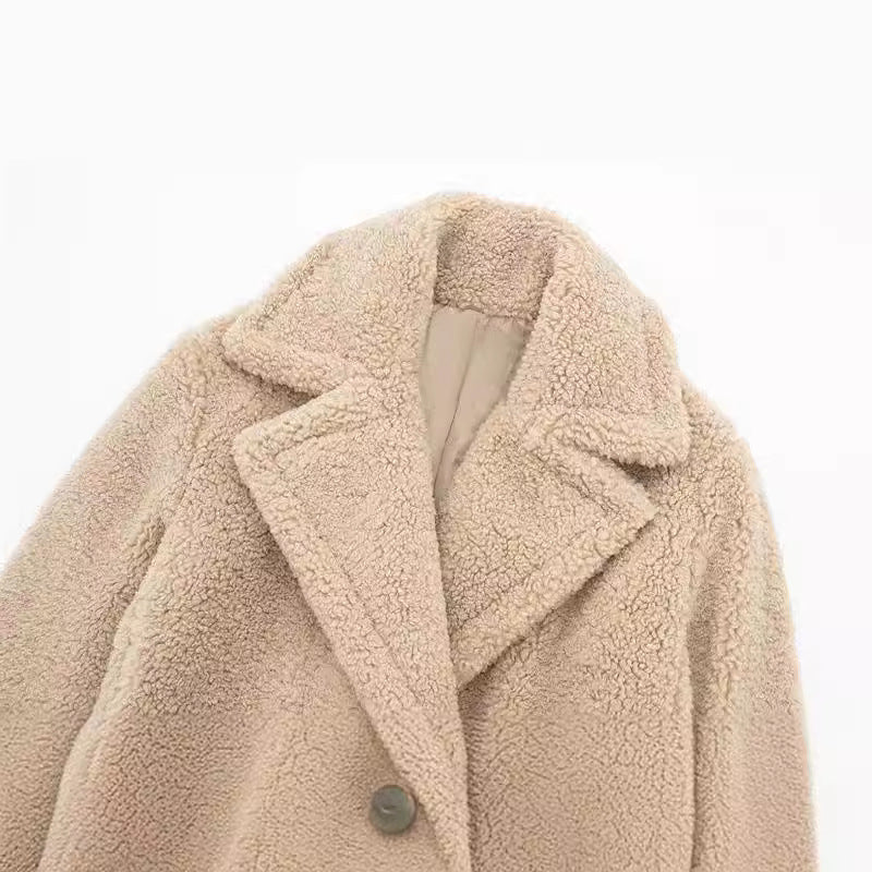 Women's Versatile Winter Outdoor Adventure Teddy Coat