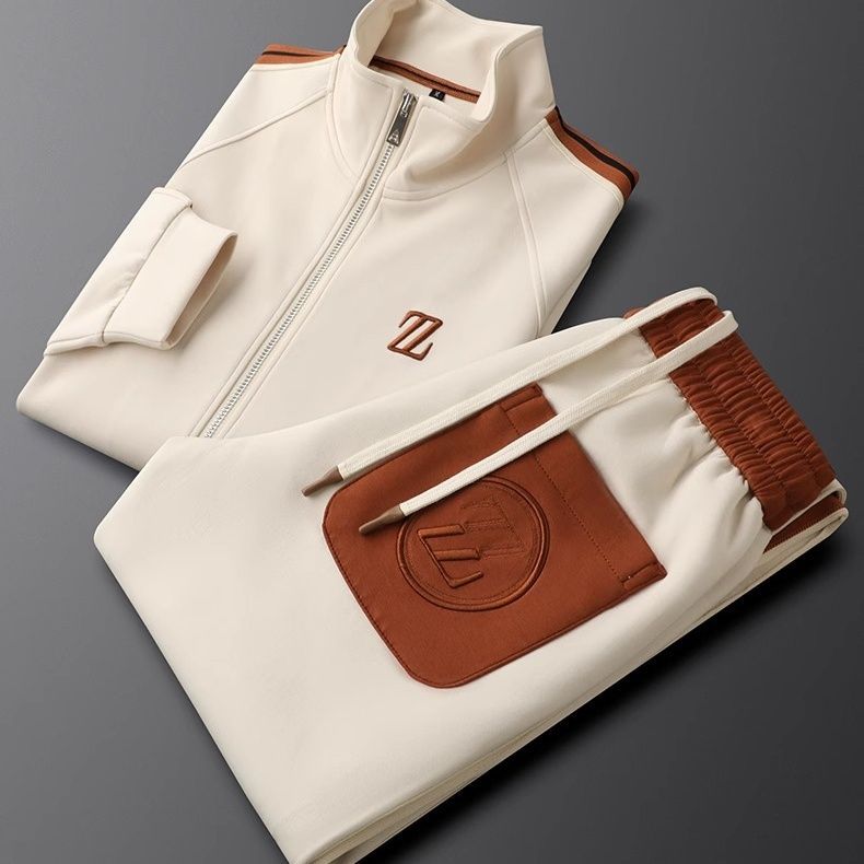 Men’s Sporty Outdoor Two Piece Tracksuit Set